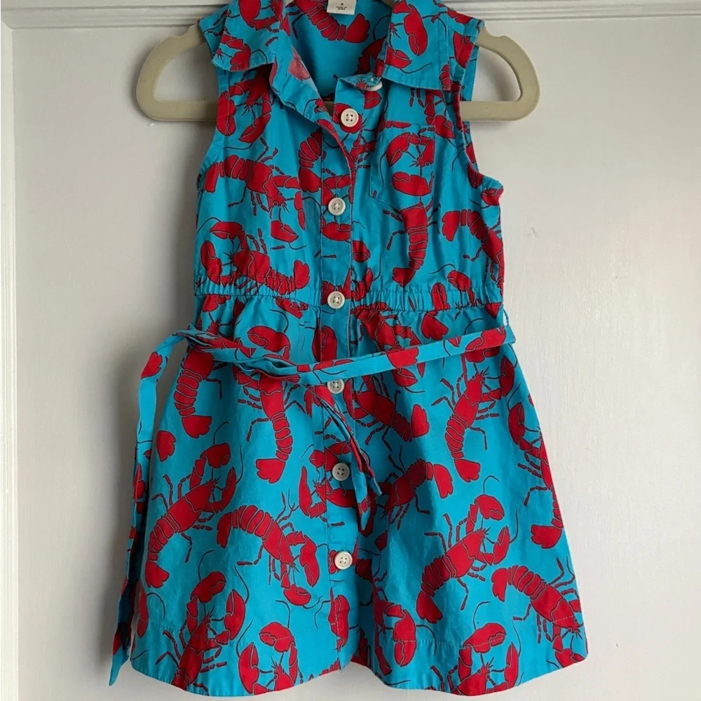 CrewCuts Lobster Print Dress 2T - Picture 1 of 4